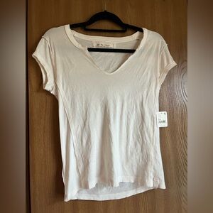 Free people white tee